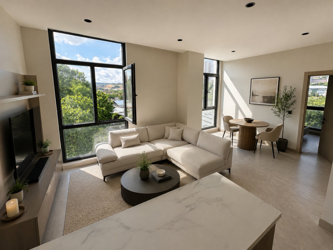 1+1 fully furnished rental apartment near Haliç University